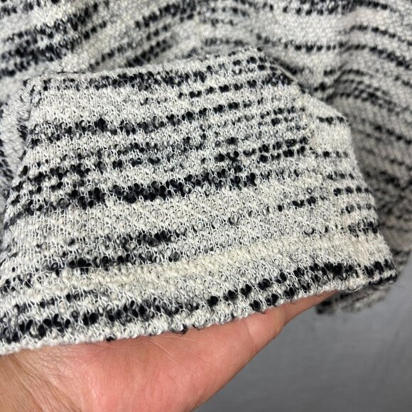 Loft Long Sleeve Cowl Neck Midi Dress Womens XS Textured Cozy Layering Tweed - Picture 4 of 12